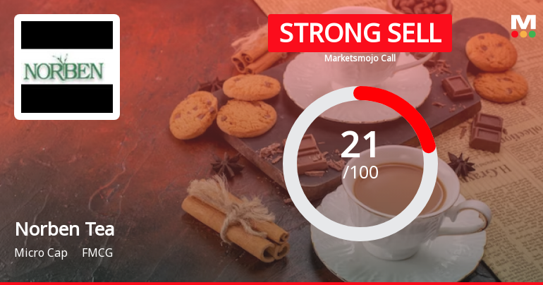 Norben Tea & Exports Ltd is Rated Strong Sell