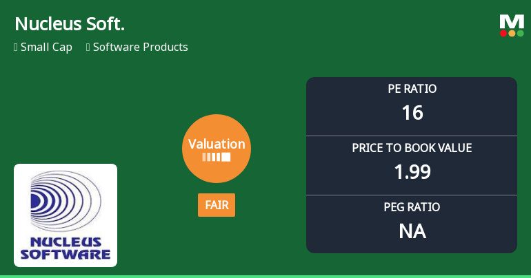 Nucleus Software Exports Ltd: Valuation Shifts Signal Renewed Price Attractiveness
