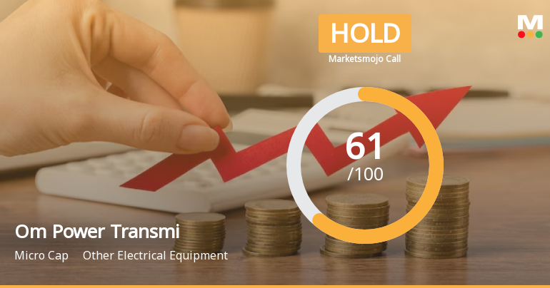 Om Power Transmission Ltd is Rated Hold by MarketsMOJO