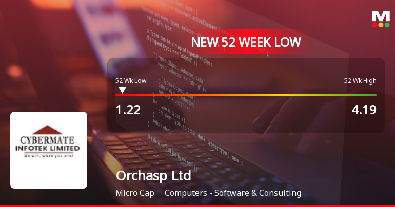 Markets Rally, But Orchasp Ltd Sinks to 52-Week Low in Stock-Specific Sell-Off