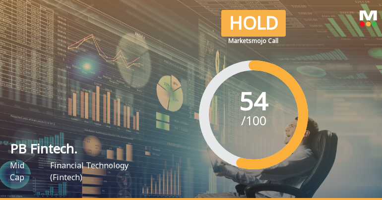 PB Fintech Ltd Upgraded to Hold by MarketsMOJO on Improved Technicals and Financials