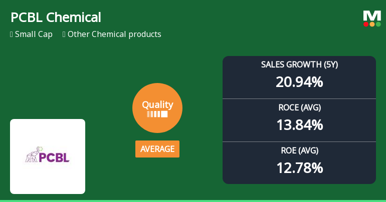 PCBL Chemical Ltd Quality Grade Downgrade: An In-Depth Analysis of Business Fundamentals