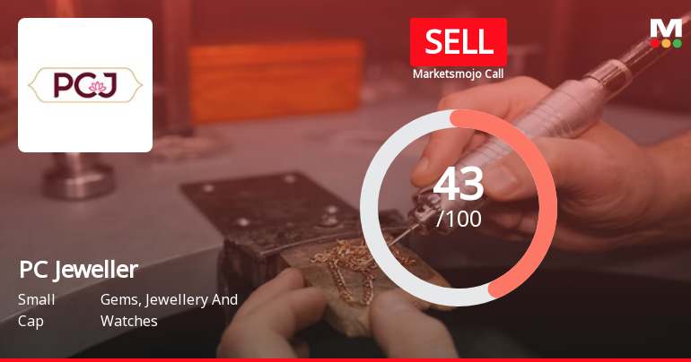 PC Jeweller Ltd is Rated Sell