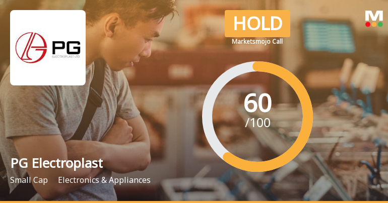 PG Electroplast Ltd is Rated Hold