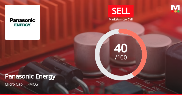 Panasonic Energy India Company Ltd is Rated Sell