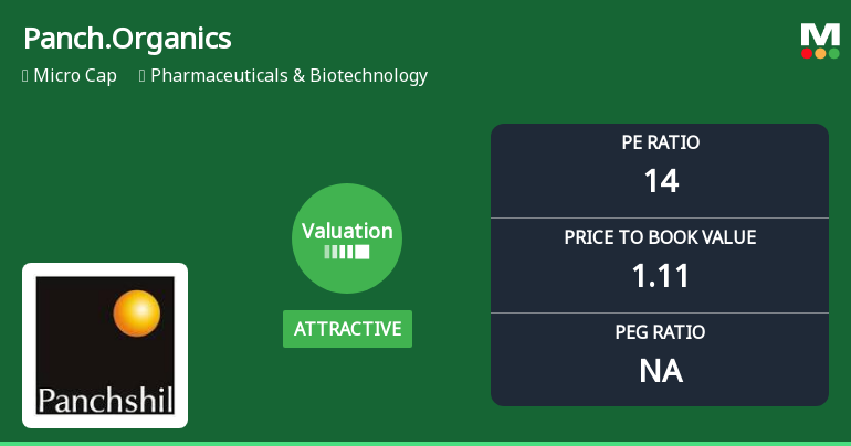 Panchsheel Organics Ltd Valuation Shifts Signal Renewed Price Attractiveness