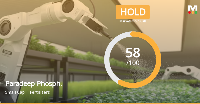 Paradeep Phosphates Ltd is Rated Hold