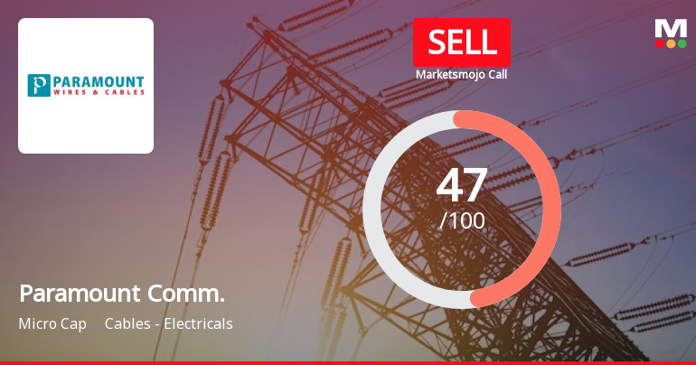 Paramount Communications Ltd is Rated Sell