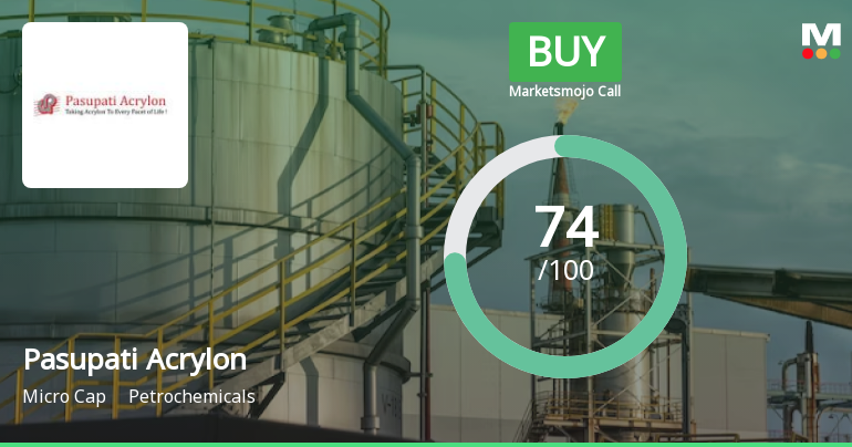 Pasupati Acrylon Ltd Upgraded to Buy on Strong Financial and Technical Momentum
