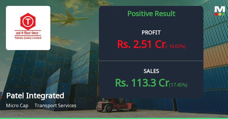 Patel Integrated Logistics Q1 FY27: Strong Revenue Surge Masks Margin Compression Concerns
