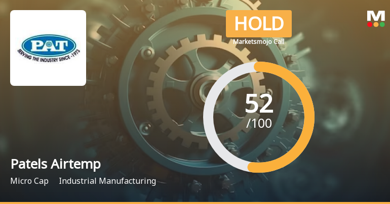 Patels Airtemp (India) Ltd is Rated Hold