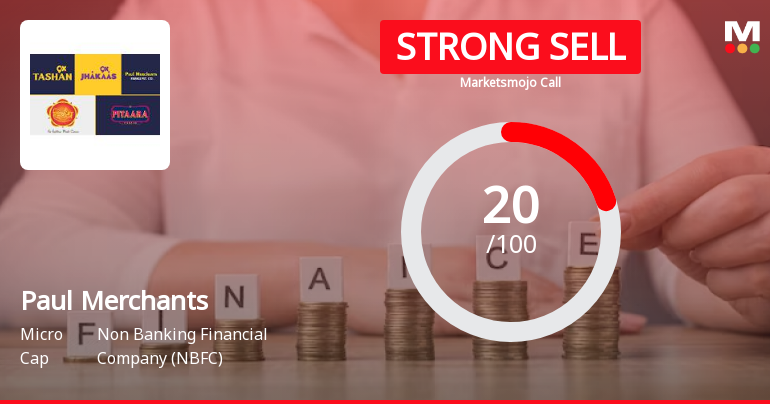 Paul Merchants Ltd is Rated Strong Sell
