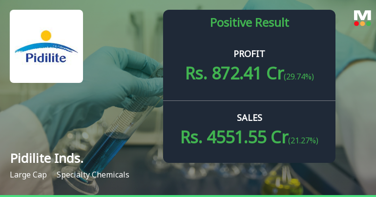 Pidilite Industries Q1 FY27: Stellar Quarter Drives Premium Valuation Higher