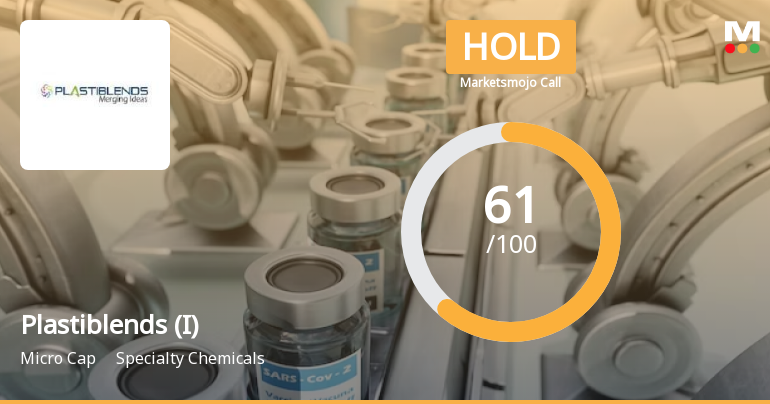 Plastiblends India Ltd is Rated Hold