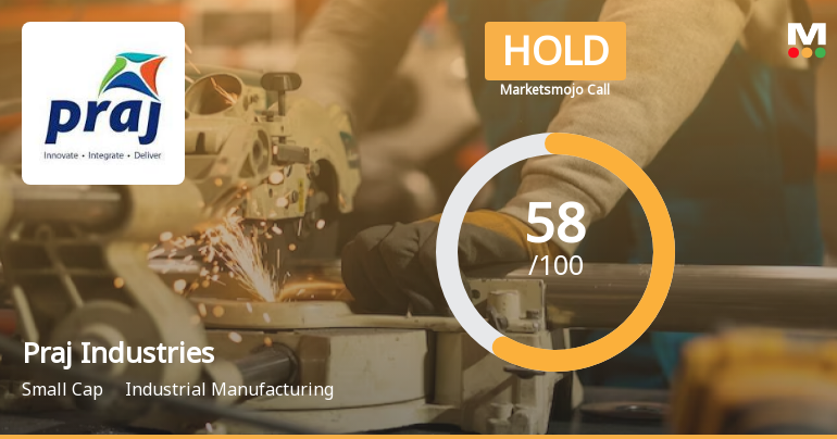 Praj Industries Ltd is Rated Hold by MarketsMOJO