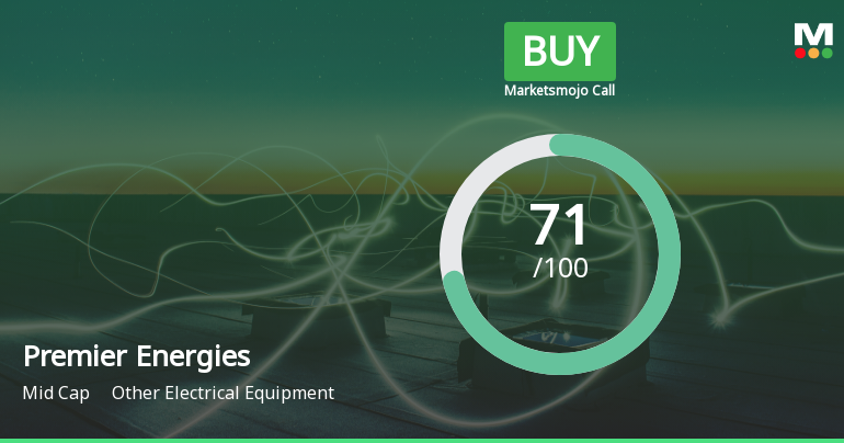 Premier Energies Ltd is Rated Buy by MarketsMOJO