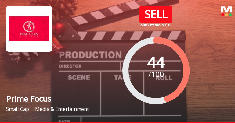 Prime Focus Ltd is Rated Sell
