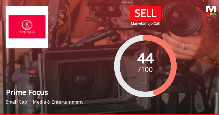 Prime Focus Ltd is Rated Sell