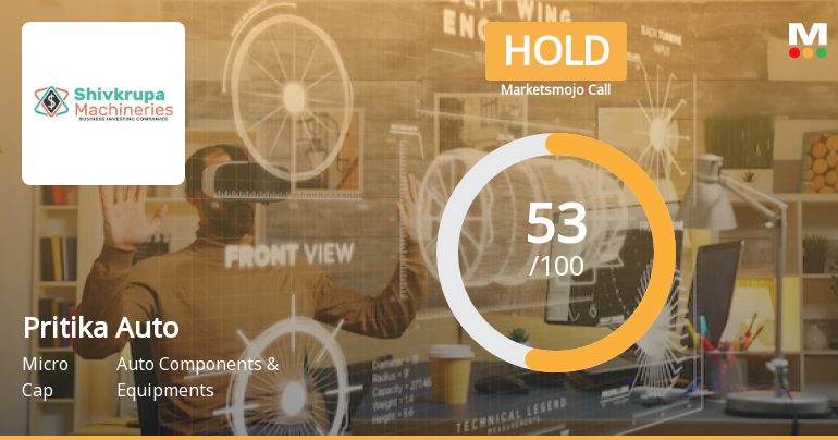 Pritika Auto Industries Ltd is Rated Hold