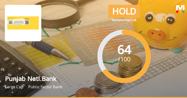 Punjab National Bank is Rated Hold by MarketsMOJO