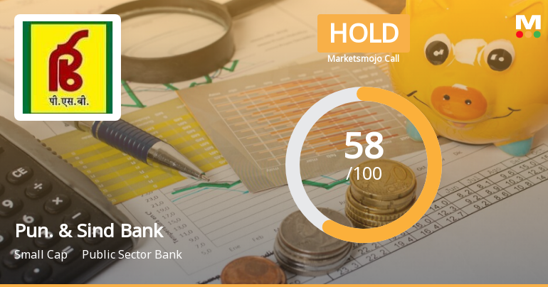 Punjab & Sind Bank is Rated Hold by MarketsMOJO