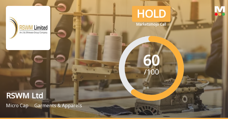 RSWM Ltd is Rated Hold by MarketsMOJO