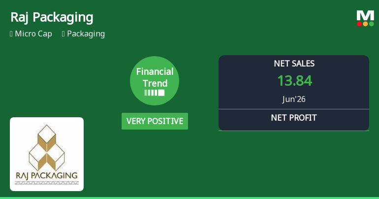 Raj Packaging Industries Ltd Reports Very Positive Quarterly Financial Performance Amid Mixed Long-Term Returns