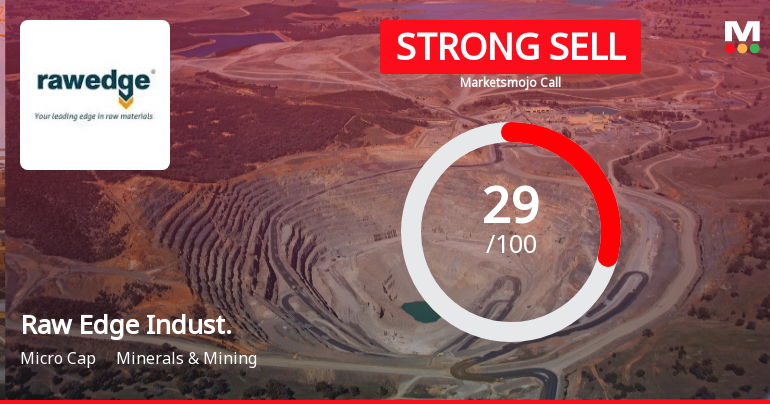 Raw Edge Industrial Solutions Ltd Downgraded to Strong Sell Amid Mixed Financial Signals