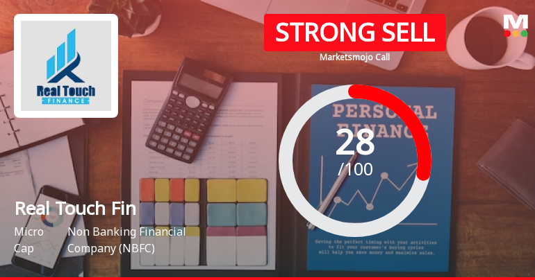 Real Touch Finance Ltd. is Rated Strong Sell