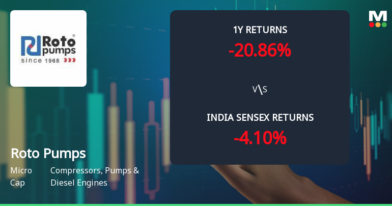 Roto Pumps Ltd Technical Momentum Shifts Amid Mixed Indicator Signals