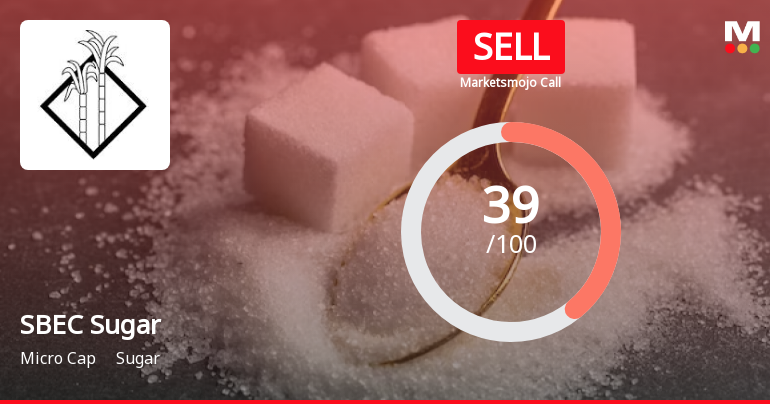 SBEC Sugar Ltd is Rated Sell
