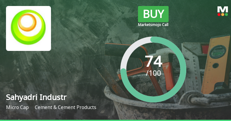 Sahyadri Industries Ltd is Rated Buy