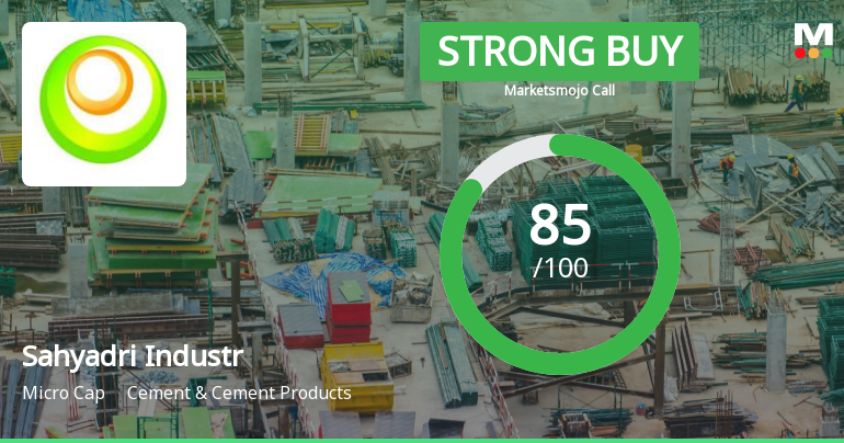 Sahyadri Industries Ltd is Rated Strong Buy