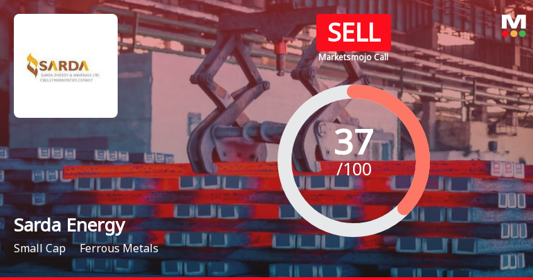 Sarda Energy & Minerals Ltd is Rated Sell