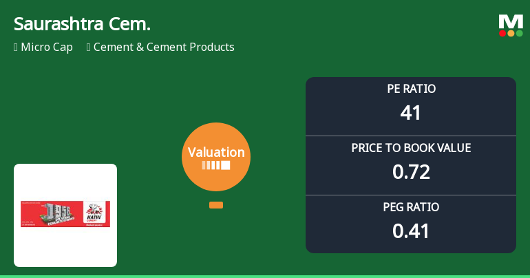 Saurashtra Cement Ltd Valuation Shifts Signal Heightened Risk Amid Market Pressure