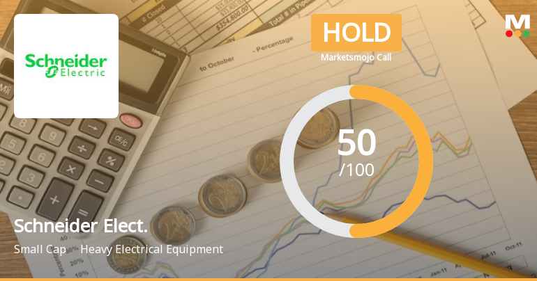 Schneider Electric Infrastructure Ltd is Rated Hold
