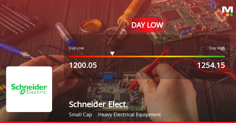 Schneider Electric Infrastructure Ltd Hits Intraday Low Amid Price Pressure