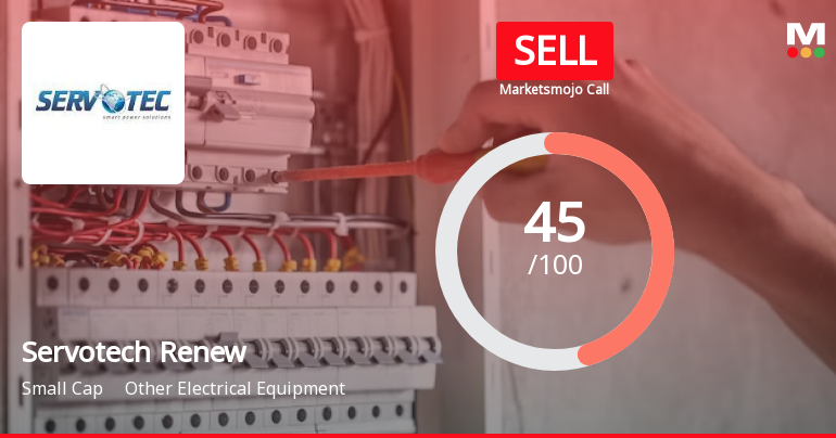 Servotech Renewable Power System Ltd is Rated Sell