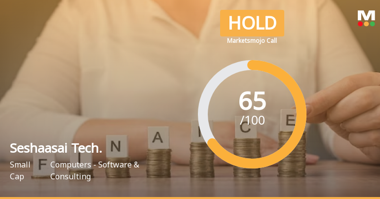 Seshaasai Technologies Ltd is Rated Hold by MarketsMOJO