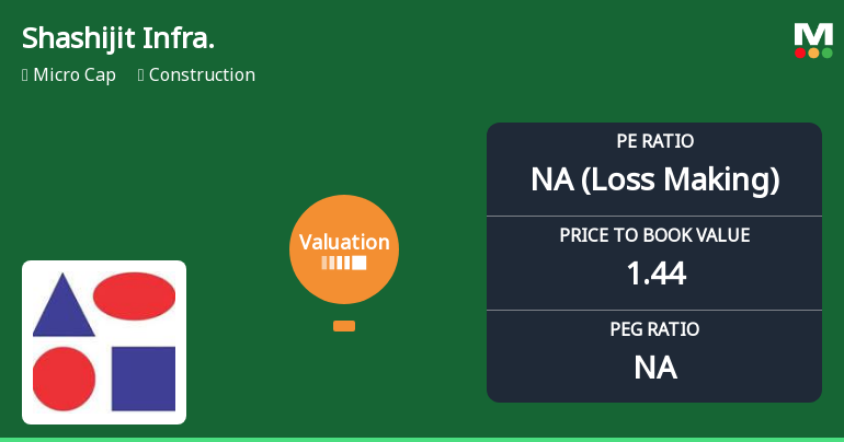 Shashijit Infraprojects Ltd Valuation Shifts Signal Elevated Risk for Investors