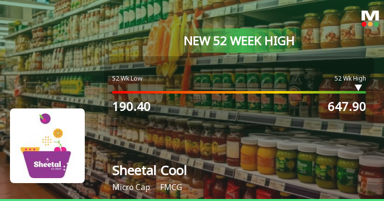 Broad-Based Technical Strength Lifts Sheetal Cool Products Ltd to 52-Week High of Rs 647.9