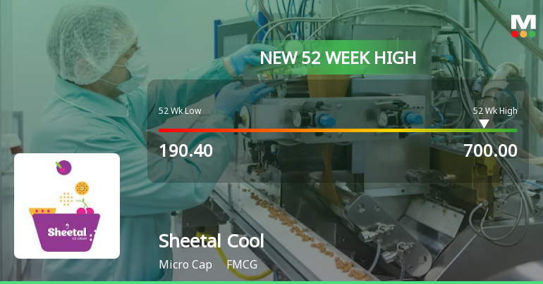 Broad-Based Technical Strength Lifts Sheetal Cool Products Ltd to 52-Week High of Rs 700