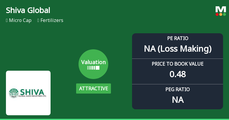 Shiva Global Agro Industries Ltd Sees Valuation Upgrade Amid Mixed Financial Metrics