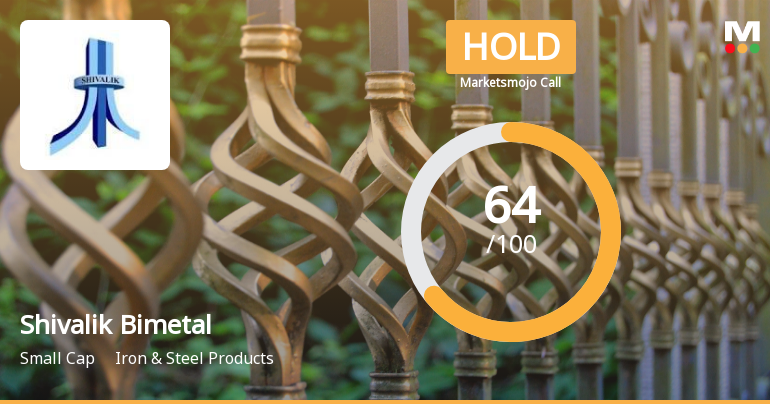 Shivalik Bimetal Controls Ltd Downgraded to Hold Amid Mixed Technical and Valuation Signals