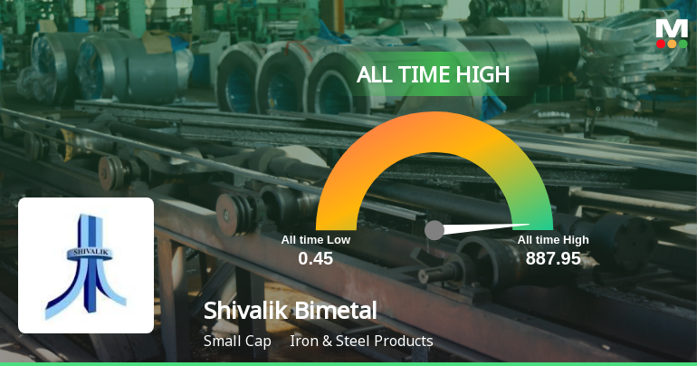 Strong Momentum Meets Stretched Valuations as Shivalik Bimetal Controls Ltd Reaches All-Time High