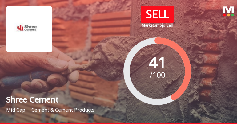 Shree Cement Ltd. is Rated Sell by MarketsMOJO