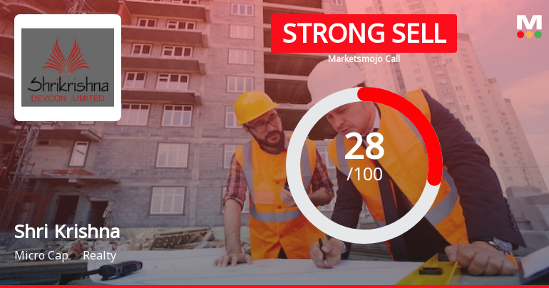Shri Krishna Devcon Ltd is Rated Strong Sell