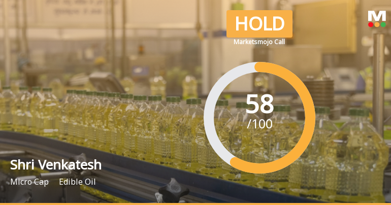 Shri Venkatesh Refineries Ltd is Rated Hold
