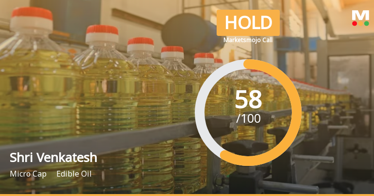 Shri Venkatesh Refineries Ltd is Rated Hold