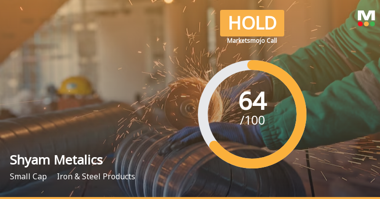 Shyam Metalics & Energy Ltd is Rated Hold